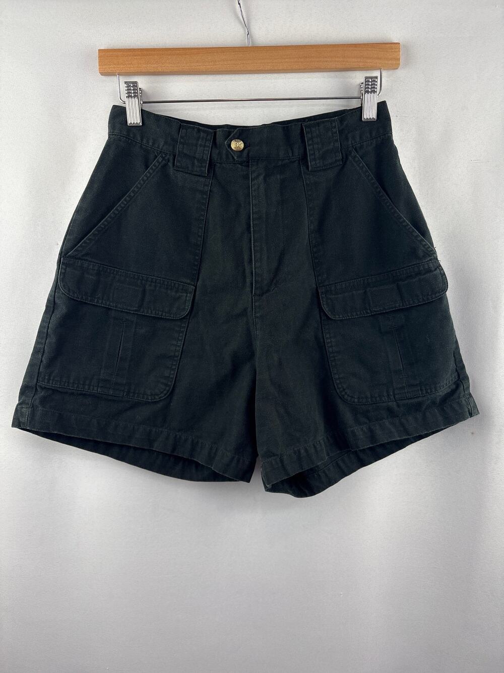 Women’s Route 66 Size 8 Black Cargo Denim Shorts